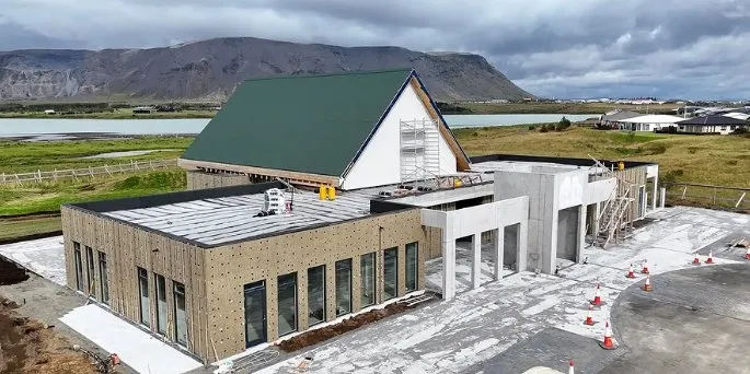 Församlingsbygget i Selfoss på Island